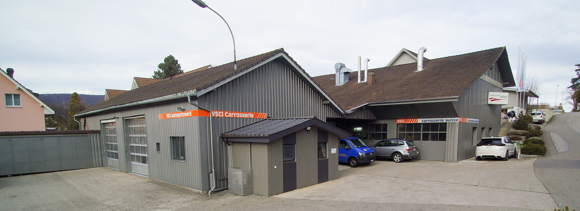 Firmengebäude Carrosserie Imhof AG Laufen BL
